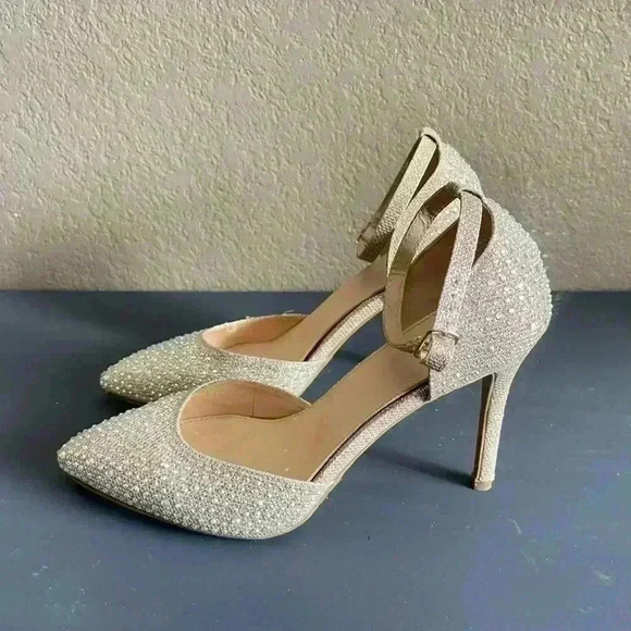 Top Moda Special Occasional Dress Heels Size 10 - Picture 3 of 9